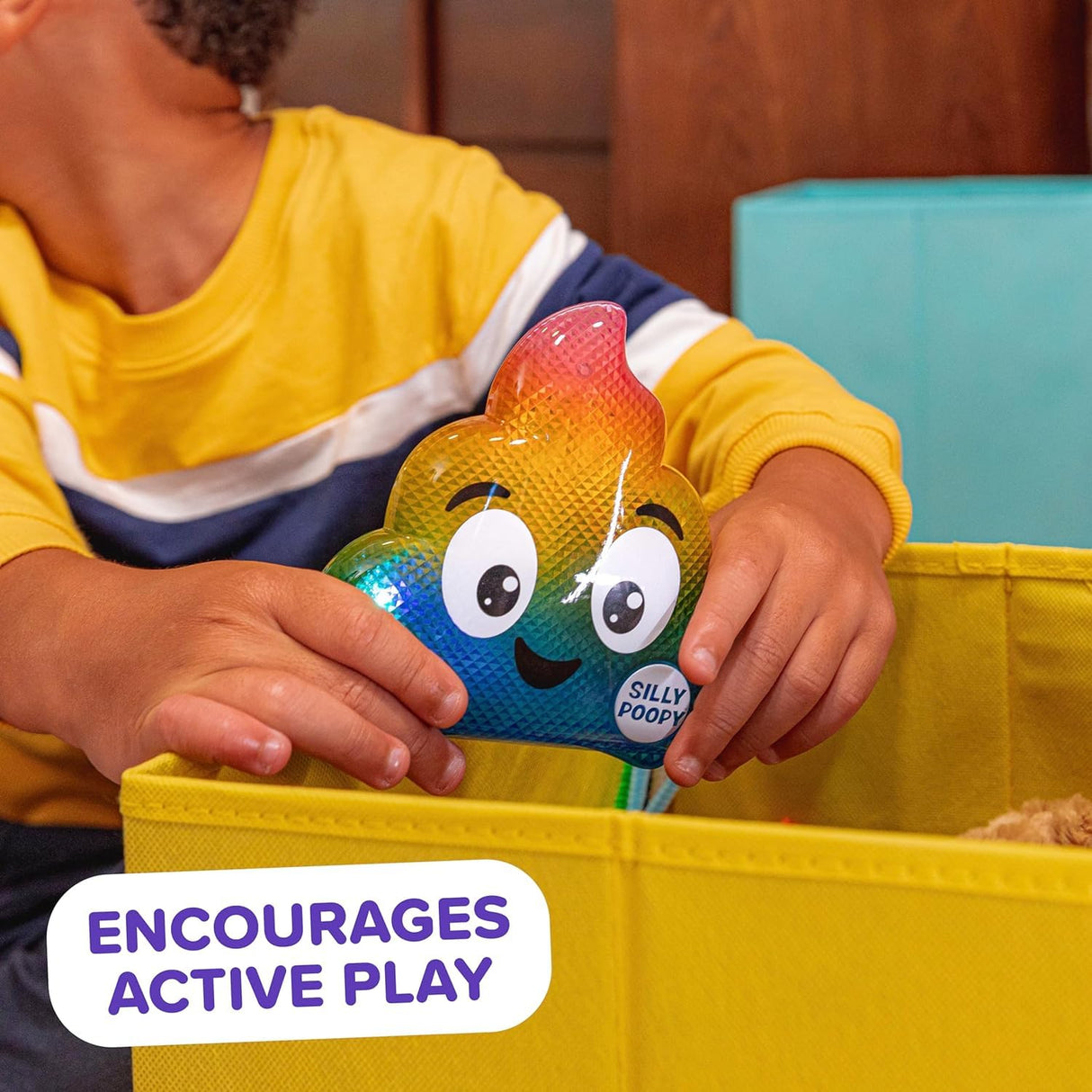 WHAT DO YOU MEME? Silly Poopy's Hide & Seek - The Talking, Singing Rainbow Hide & Seek Toy - Learning Toys for Toddlers 3-4 Years, Toddler Travel Toys, Hide and Seek Toys for Kids by Relatable