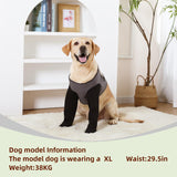 Dog Socks to Prevent Licking Paws ，Breathable Leg Sleeve to Stop Licking and Biting,Firm and Secure Protect Wounds Dog Recovery Sleeve Socks (Medium-Gray)