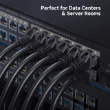 10Gbps Snagless Cat 6 Ethernet Cable - 4ft, Cat 6 Cable, Cat6 Cord, Ethernet Cord, Black