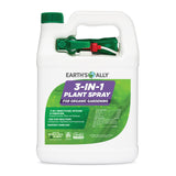 Earth's Ally 3-in-1 Plant Spray | Insecticide, Fungicide & Spider Mite Control, Use on Indoor Houseplants and Outdoor Plants, Gardens & Trees - Insect & Pest Repellent & Antifungal Treatment, 1gal