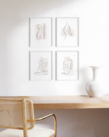 HAUS AND HUES Standalone Aluminum White Frames Set of 15-12x16