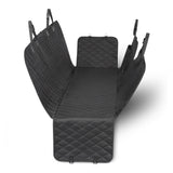 Amazon Basics Dog Car Seat Cover for Pets, 100% Water Repellent, 600D Heavy Duty, Black