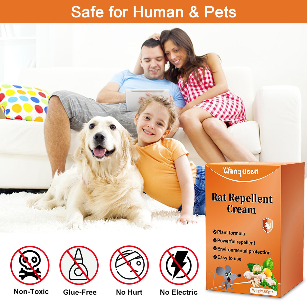 4 Pack Rodent Repellent for Car Engines, Peppermint Oil to Repel Mice and Rats, Mouse Repellent Keep Rodents Out of Car Rat Repellent for House Mice Repellent Outdoor