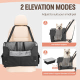 Dog Car Seat for Medium or Large Dogs Size Portable Car Booster Seat for Dogs with Harness and Thick Cushion, Perfect for Small Pet up to 45lbs(Black)