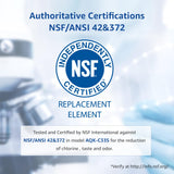 Replacement for GE® Opal Nugget Ice Maker Water Filter, NSF 42&372 Certified, 3 Counts, by AQUA CREST