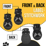 Arblina Dog Shoes for Large Medium Size Dogs, Waterproof Anti Slip Dog Boots&Paw Protectors for Summer Hot Pavement Winter Snow, Breathable Dog Booties for Outdoor Walking Hiking Hardwood Floor