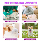 HDKUW Warm Small Dog Jumpsuit,Plush Fleece Puppy Onesie with D-Ring and Reflective Strips,Long-Sleeved Dog Cold Weather Coats for Small Medium Dogs Purple L