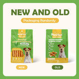 MON2SUN Dog Treats, Rawhide Twist Chicken Hide Sticks, Suitable for Puppy and Small Dogs, 5 Inch (Chicken, 14.11 oz)