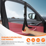 Kaiedos Car Door Handle for Elderly - 4 in 1 Auto Cane Portable Vehicle Support Handle Door Assist Bar, 2 Pack Car Handle Assist，Max Load: 500 Lbs, Anti-Slip Design (Orange)
