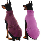 IECOii 2 Pack XXXXL Dog Fleece Sweater for Extra Large Dogs Girl Boy, Warm Dog Sweater Turleneck Lightweight Sweatshirt, Stretchable Cozy Pullover Dogs Vest for Fall Winter, Great Dane Sweaters, 4XL