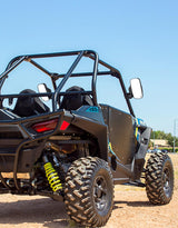 KEMIMOTO UTV Mirrors UTV Side Mirrors Fits 1.6 inch to 2 inch Roll Cage Compatible with Polaris RZR 900 1000 Can Am Kawasaki Teryx Mule Rhino YXZ Zforce Pioneer 1000/700, Shatter Proof Tempered Glass