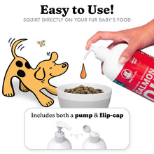 Load image into Gallery viewer, Salmon Oil for Dogs &amp; Cats - Healthy Skin &amp; Coat, Fish Oil, Omega 3 EPA DHA, Liquid Food Supplement for Pets, All Natural, Supports Joint &amp; Bone Health, Natural Allergy &amp; Inflammation Defense, 32 oz
