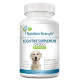Nutrition Strength Cognitive Support for Dogs, Promotes Dog Brain Health, Mental Support Supplement for Cognitive Difficulties, 120 Chewable Tablets