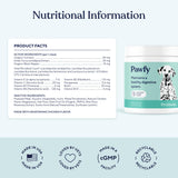 Pawfy Probiotics for Dogs | Supports Digestive Health, Diarrhea for Small, Large Dogs | Improves Gut Health | Anti Yeast Supplements | Skin Health Seasonal Allergies Support - 30 Chews (Chicken)