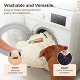 Pelsbarn Soft Comfortable Dog Protecting Car Bed 2.0 Large (Beige)