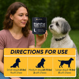 BrightPup Dog Vision Chews, Dog Vision Supplement with Lutein, Vitamin A/C/E, Bilberry & Omega-3, Supports Eyes Health & Visions Clarity, Bacon Flavor Eye Supplements for Dogs, 30 Soft Chews (1)