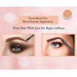 Fine Angled Eyeliner Brushes, Eye Liner brush, Ultra Thin Slanted Flat Angle for Beauty Cosmetic Tool