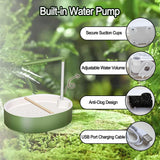 Xanadued Parrot Shower, Automatic Parakeet Bird Bath with Pump, Large Bird Shower Fountain, Bird Bath for Parakeets for Pet Birds, Conure, Cockatoo, Budgie, Lovebird, Finches
