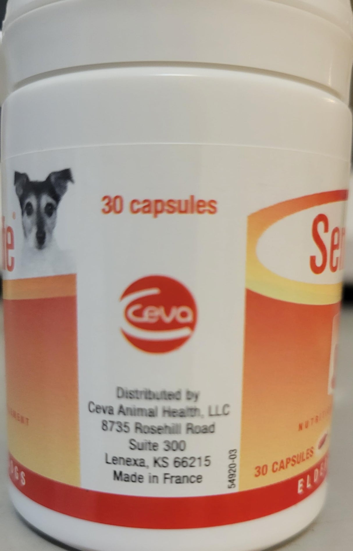 SEGMINISMART CEVA Animal Health D59010B Senilife Nutritional Supplement for Elderly Dogs- 30 capsules/ box