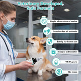 ROZJOVU Activated Charcoal Gel for Dogs for Poisoning, 100 ml Dog First Aid Activated Charcoal, Quickly Absorbs Toxins Ready Rescue for Dogs， Supports Diarrhea & Gas Relief