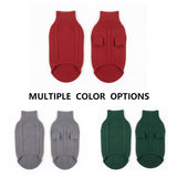 LUVMOJO Knit Dog Sweater, Warm Turtleneck Pullover Winter Sweaters for Small, Medium & Large Dogs, Cute Knitted Pet Clothes for Puppy, Holiday Costume for Boy & Girl Bulldog, Pitbull Outfit,Green XXL