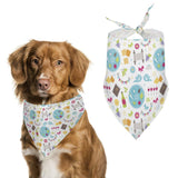 Happy Traditional Jewish Passover Dogs Scarf Adjustable Bandanas Pets Costume Accessories Decor