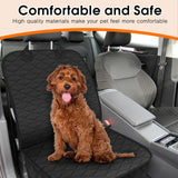 NECKORY 2 Pack Front Dog Seat Cover, Waterproof Car Seat Covers for Dogs Nonslip Scratch-Proof Dog Seat Cover Front Seat Cover for SUV, Sedans,Trucks,Cars - S, Black