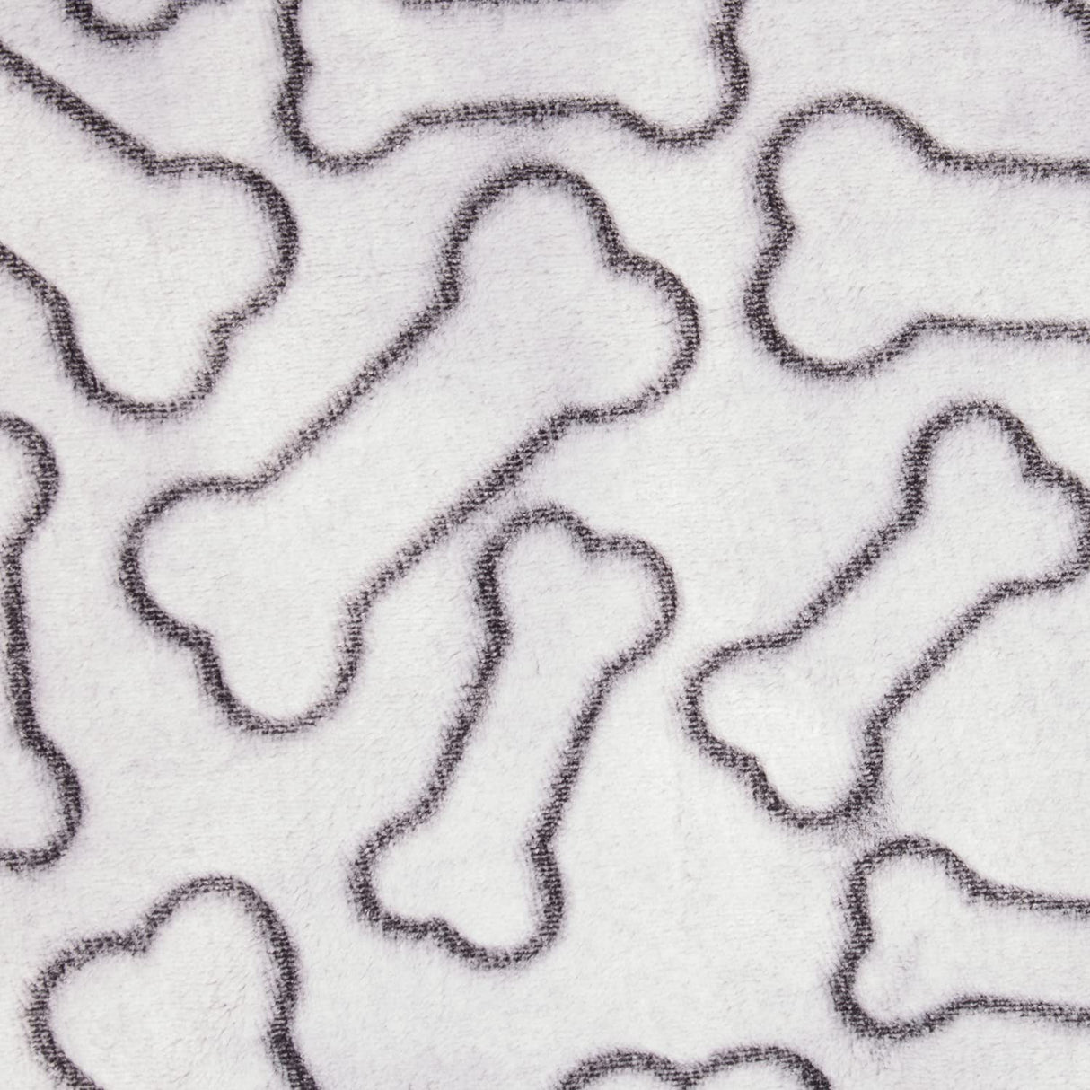 Bone Dry Embossed Bone Collection, Pet Blanket, 36x48, Black