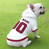 ANTKING Arizona Dog Hoodie T-Shirt Custom Name and Number Jersey Pet Clothes Gifts