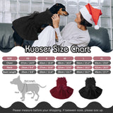 Kuoser Dog Dress, Cute Dog Dresses for Medium Dogs Girl Elegant Puppy Tutu with Bow-Knot, Doggie Princess Costume Pet Outfit for Birthday Party Christmas Halloween Wedding, Black M