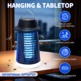 Swift Catch Bug Zapper Outdoor, Mosquito Zapper 2 in 1 with LED Night Light, Odorless and Physical Mosquito Killer, 4000V Electric Fly Zapper for Outside, Patio, Backyard, Garden