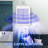 Qualirey Electric Bug Zapper Indoor, 3000V Powerful Mosquito Killer USB Powered Mosquito Zapper Lamp, Insect Traps Fly Zapper for Home, Kitchen, Bedroom, Baby Room, Office(White)