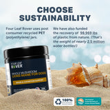 FOUR LEAF ROVER - Lion's Mane Mushrooms for Dogs - Supports Healthy Brains and Nervous Systems in Dogs of All Ages - Organic Whole Mushrooms - 3rd Party Tested - 60 Day Large Dog Supply