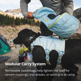 Ruffwear Palisades Dog Backpack, Multi-Day Pack with Removable Saddlebags, Breathable Adjustable Harness, Reflective Trim, Red Currant, Large/X-Large