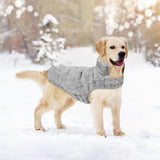 Malier Dog Winter Coat, Reversible Fleece Dog Cold Weather Coats, Windproof Warm Snow Puppy Jacket Vest Pet Clothes for Small Medium Large Dogs (Gray, X-Small)