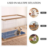 BVAGSS Reversible Dog Crate Pad, Memory Foam Pet Bed Mat, Soft Warm Machine Washable Sleeping Kennel Mattress for Small Medium Dogs XH079 (24''x18''x1.6'',Navy)