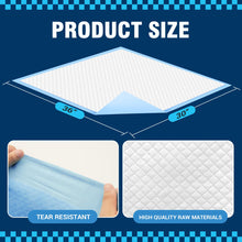 Load image into Gallery viewer, VJJ Puppy Pads XL 30"x36", 50 Count Pee Pads for Dogs Large for Doggie&amp;Cats, Disposable Dog Pee Pads Extra Large, X-Large Potty Pads for Indoor, Outdoor Use
