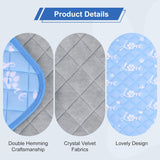 MH MYLUNE HOME Dog Cooling Mat 36x23 Inch - Cool-Chill Cool Fiber, Endothermic Color Changing Pet Pad for Dogs & Cats, Double-Sided Cooling & Warm, Foldable & Washable Summer Blanket