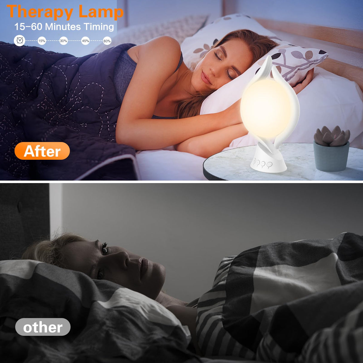 Voraiya® Light Therapy Lamp 10000 Lux, UV-Free Therapy Light with 5 Brightness & 3 Color Temperature, 4 Timer & Memory Function, Full Spectrum, Bright Seasonal Sun Light Lamp for Bedroom, Office