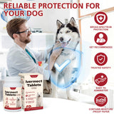 lvermect Tablets for Dogs, 99% Purity for Heart Health, Supports Canine Heart Wellness, Promotes Immune Support - 7.5mg(100 Tablets)
