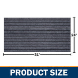 Dog Mat for Back Seat Extender, Non-slip Dogs Rug for Car Back Seat Cover with Hard Bottom, Waterproof Pet Protector Pad Fit Dog Hammock, Pet Backseat Cushion for Car, SUV, Truck. (51" x 24") (L).