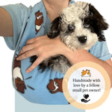 Bonding Scarf for Small Pets | Perfect for Guinea Pigs, Rats, Chinchillas, Hedgehogs, Ferrets, Puppies, Kittens, & More! (Orange Tiedye)