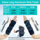 TANDCF Unisex Forearm and Wrist Support Splint Brace Double Fixation Wrist Brace for Carpal Tunnel,Adjustable Night Time Forearm Immobilizer Brace Splints,12.2 inch (31cm) length(LH/L)