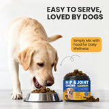 Furry Armor Dog Hip and Joint Supplement with Glucosamine & Chondroitin - Supports Mobility & Pain Relief for Senior & Large Dogs - 180 Soft Chews
