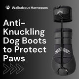 WALKABOUT™ Toe'sUP No Knuckling Boot Brace for Dogs Dragging Paws | Corrective Dog Shoes to Safely Lift Toes