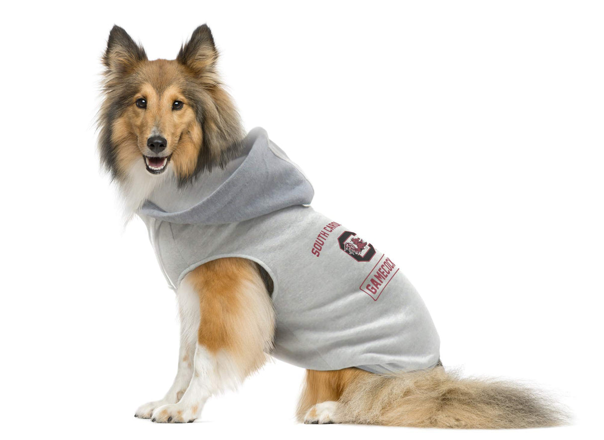 Littlearth NCAA USC Trojans Pet Hooded Crewneck, Team Color, Small