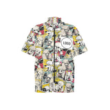 COWSROCK Custom Dog Grooming Smock with Cute Puppy Print – Waterproof, Hair-Resistant Jacket with Logo and Name, Full-Zip Uniform with Pockets for Groomers, Vets, and Pet Salons