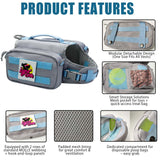 Lynxcore Dog Backpack for Small Medium Large Dogs,Adjustable Dog Backpack Harness with 2 Side Pockets,Vest Dog Pack for Travel,Hiking, Camping