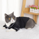 apott 3 Pack Dog Pajamas Pet Two-Legged Sleepwear Shirt Set Soft Cat Loungewear for All Year Round Black Pink Blue S