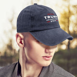 UQDGHT Trump 2024 Take America Back Unisex Adult Baseball Cowboy Hat (Washable) Black (One Size, Trump 2024 Take America Navy Blue)